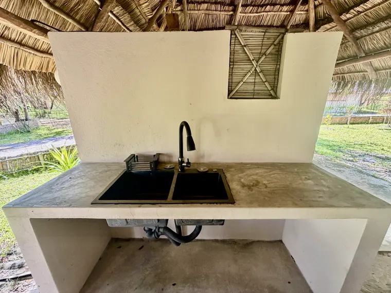 The kitchen sink unit at Stand Two