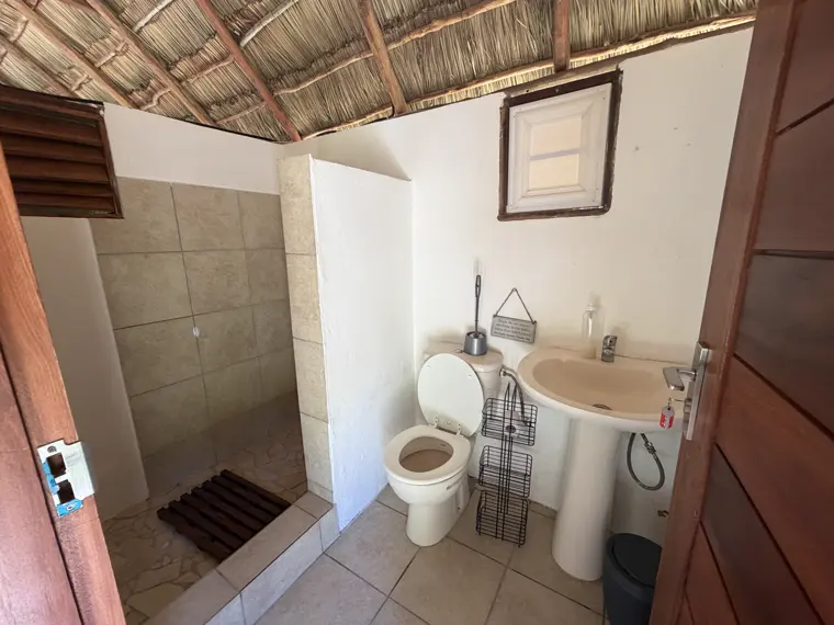 Inside Stand Two's bathroom