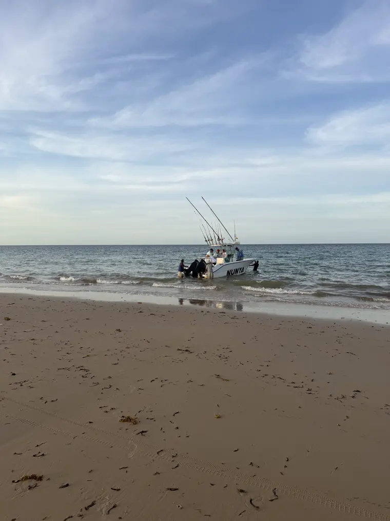 The boat coming home across the flats