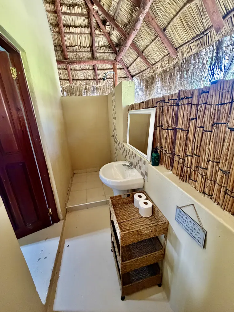 Bathroom basin in Sala One