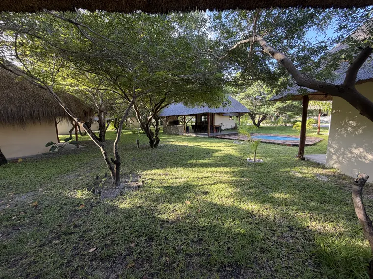 The gardens around the community area